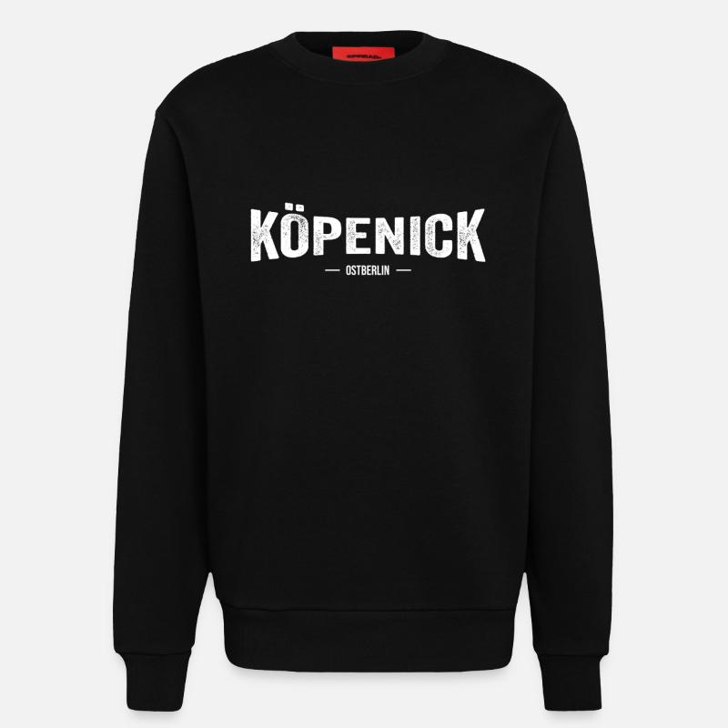 Köpenick Ostberlin - Sweatshirt - made by SPREAD  - SOLID BLACK