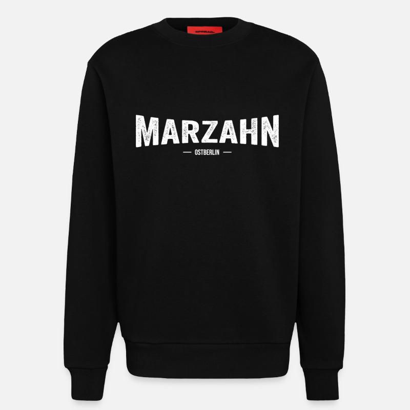 Marzahn Ostberlin - Sweatshirt - made by SPREAD  - SOLID BLACK