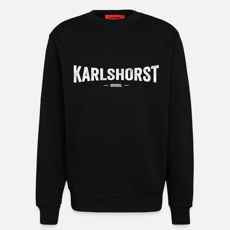 Karlshorst Original - Sweatshirt - made by SPREAD  - SOLID BLACK
