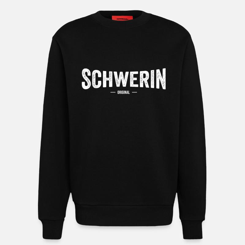 Schwerin Original - Sweatshirt - made by SPREAD  - SOLID BLACK