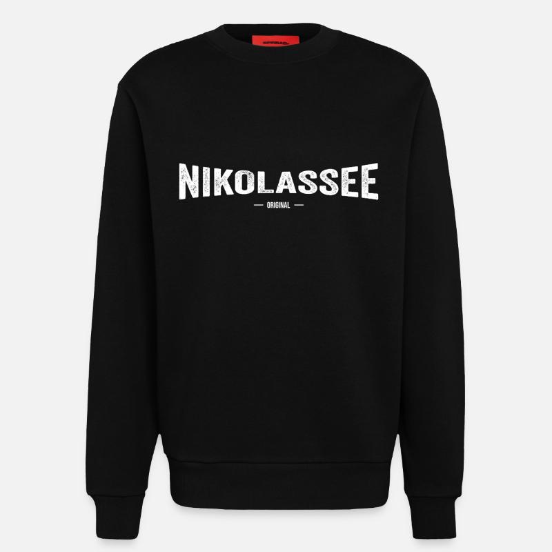 Nikolassee Original - Sweatshirt - made by SPREAD  - SOLID BLACK