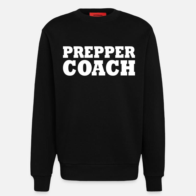 Prepper - Sweat bio décontracté fabriqué en UE - SOLID BLACK