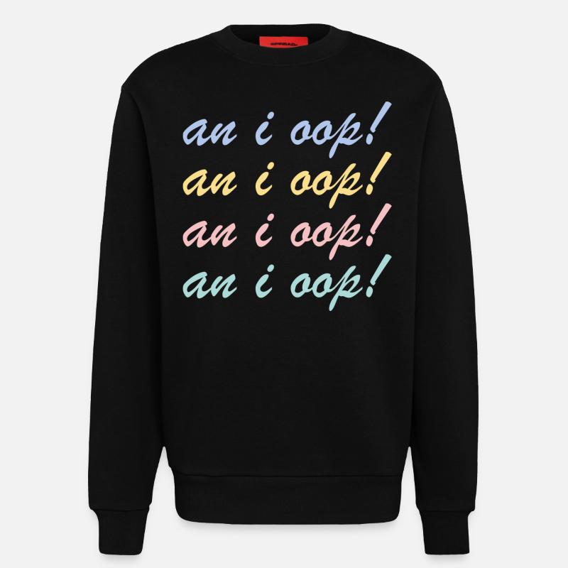 Graphique de mème drôle - Sweat bio décontracté fabriqué en UE - SOLID BLACK