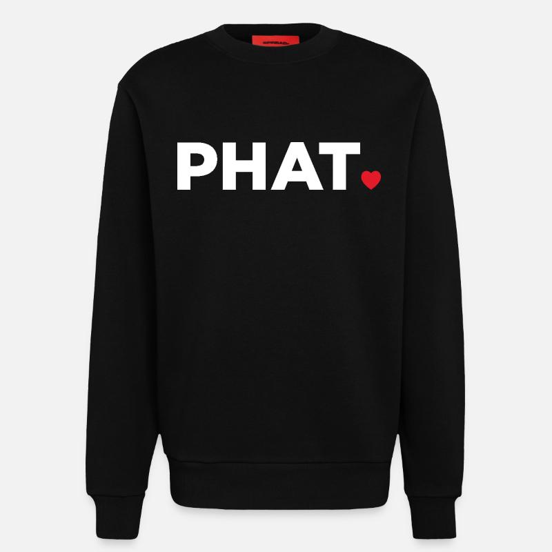 Fett - Sweatshirt - made by SPREAD - SOLID BLACK
