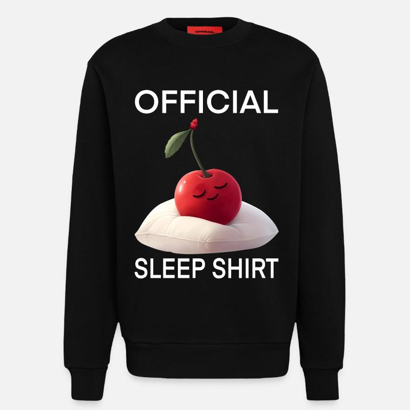Kirsche - Sweatshirt - made by SPREAD  - SOLID BLACK