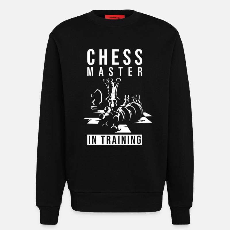 Chess Master Chess Gift - Sweatshirt - made by SPREAD  - SOLID BLACK