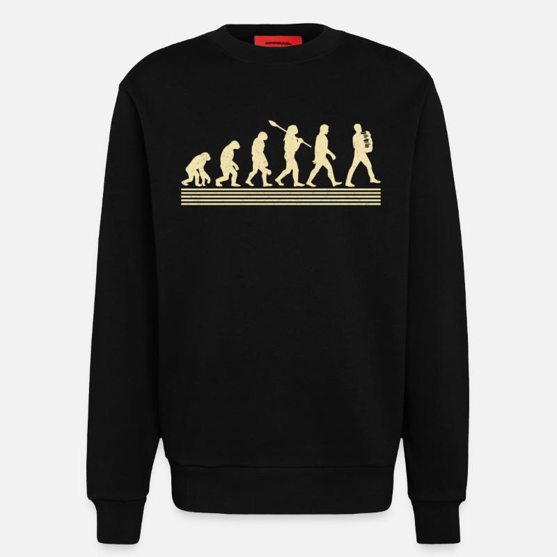 Lebanese evolution - Sweatshirt - made by SPREAD  - SOLID BLACK