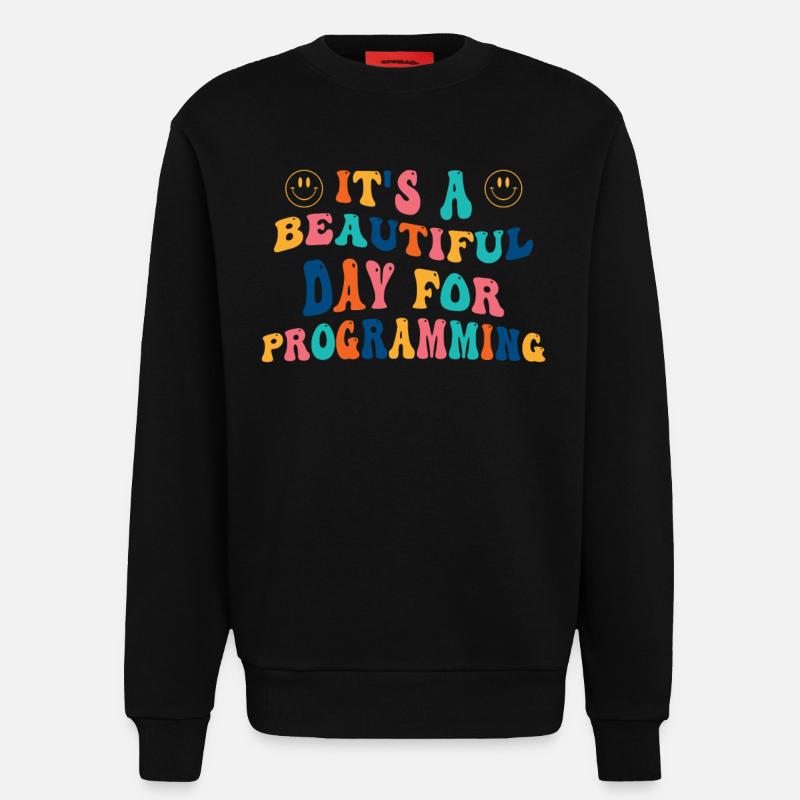 Programmer Gift - Sweatshirt - made by SPREAD  - SOLID BLACK