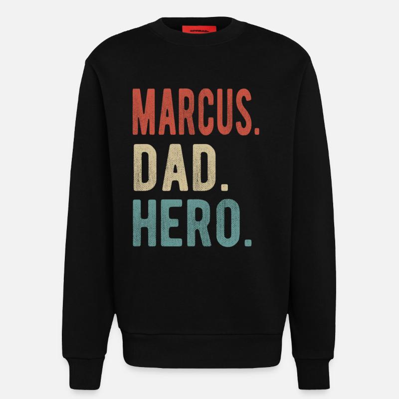 Marcus Papa Held - Sweatshirt - made by SPREAD  - SOLID BLACK
