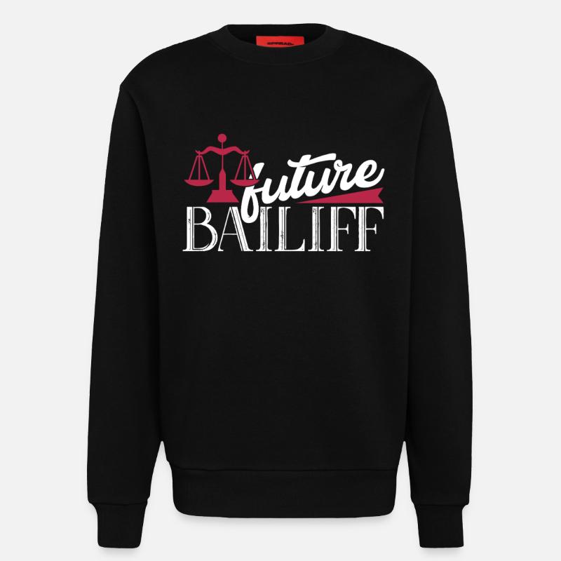 Bailiff Future Bailiff - Sweatshirt - made by SPREAD  - SOLID BLACK