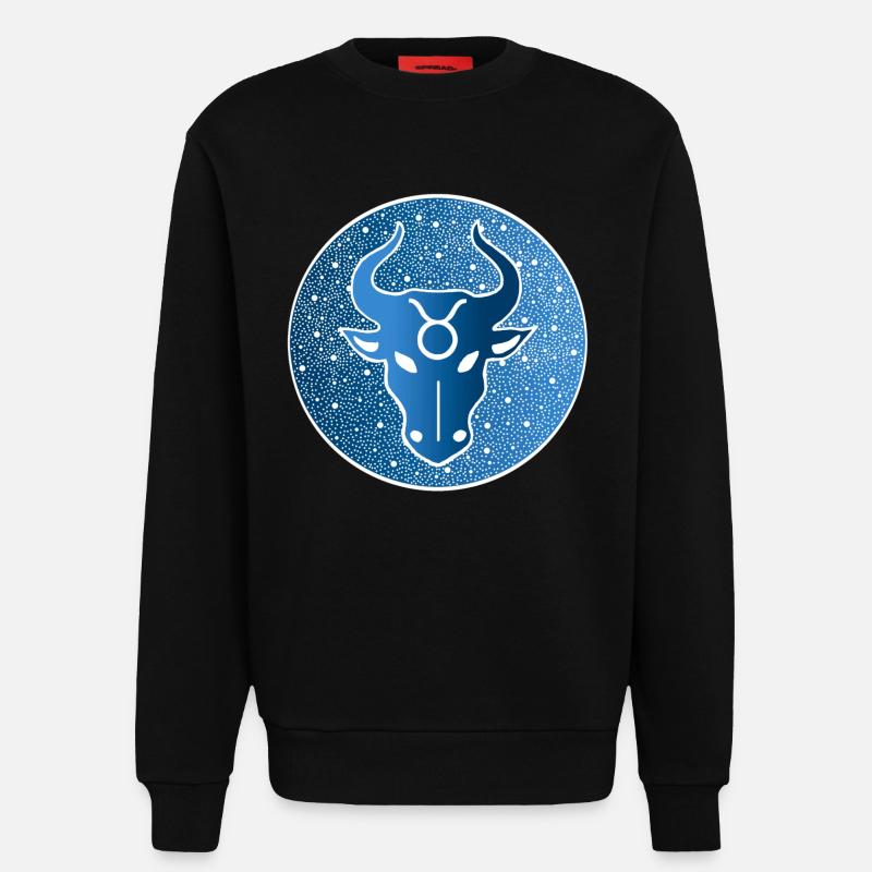 Sternzeichen: Stier - Sweatshirt - made by SPREAD  - SOLID BLACK