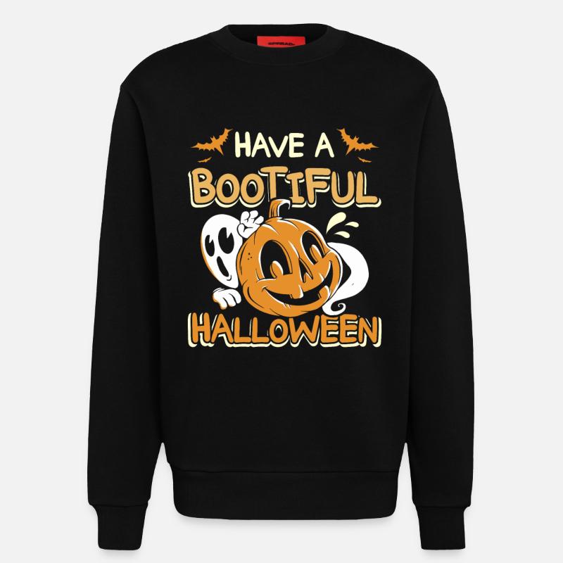 Passez un Halloween bootiful - Sweat bio décontracté fabriqué en UE - SOLID BLACK