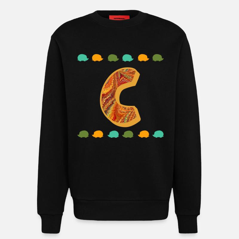 igel e 22 c - Sweatshirt - made by SPREAD  - SOLID BLACK