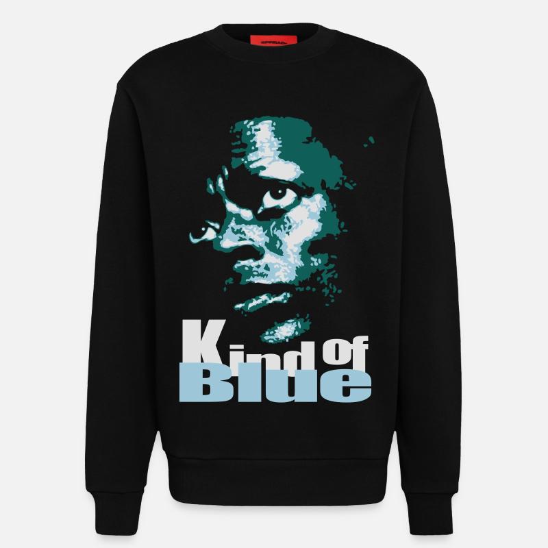 Blauer Jazz Flex - Sweatshirt - made by SPREAD  - SOLID BLACK
