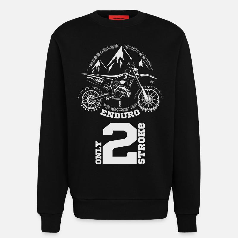 Enduro 2T - Sweat bio décontracté fabriqué en UE - SOLID BLACK
