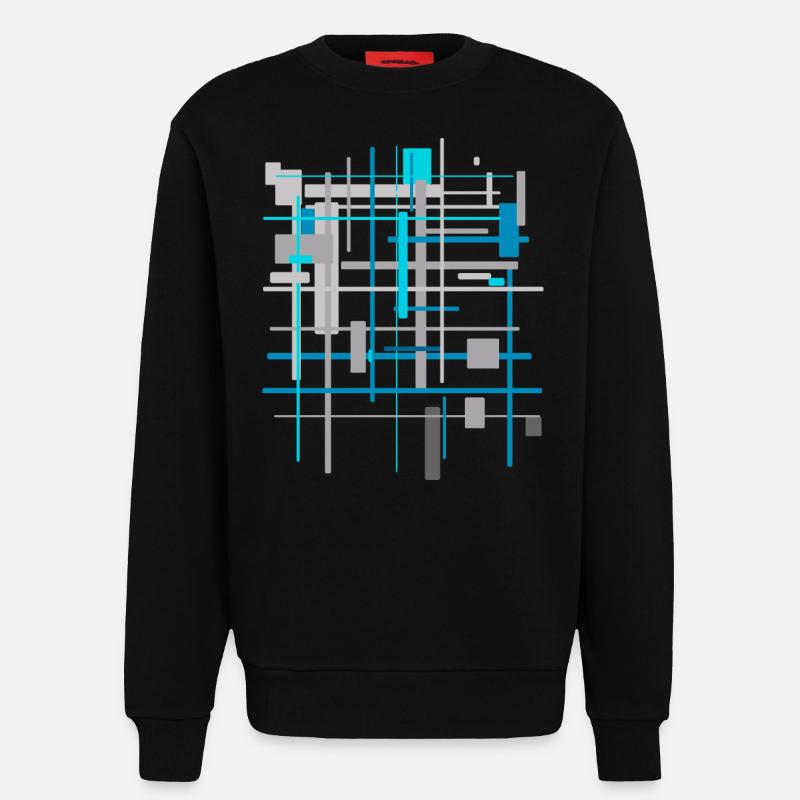 Architecture Patterns - Sweatshirt - made by SPREAD  - SOLID BLACK