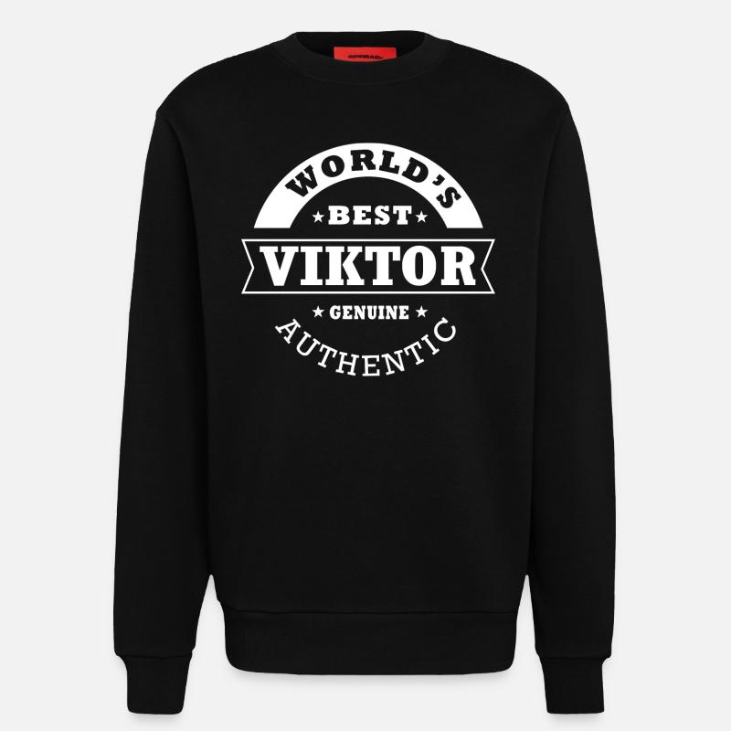 Viktor, viktor - Sweatshirt - made by SPREAD - SOLID BLACK