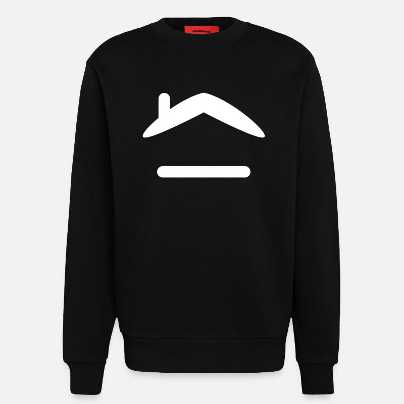 Dach - Sweatshirt - made by SPREAD  - SOLID BLACK