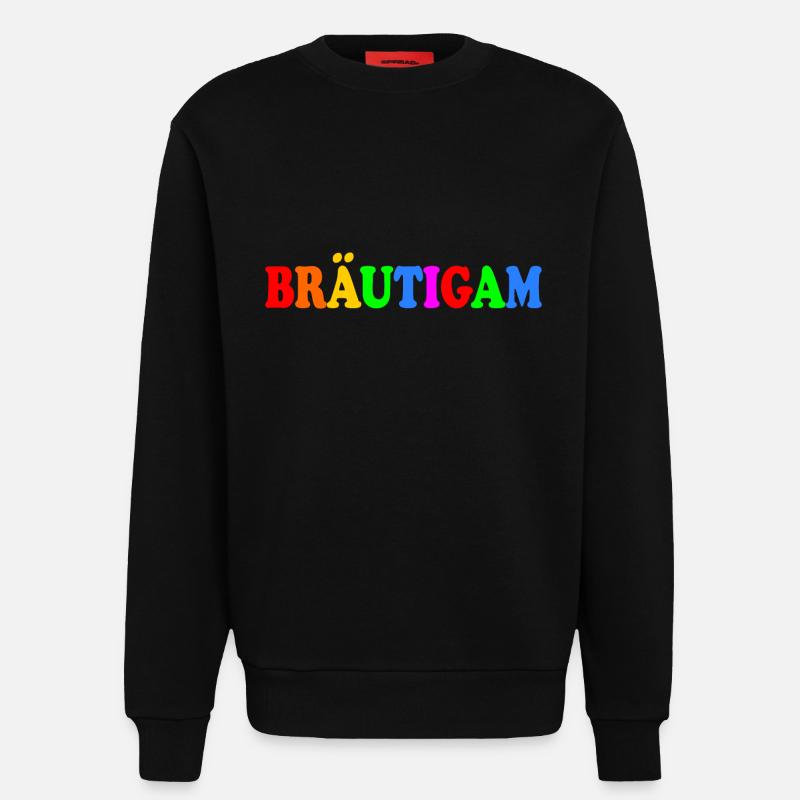 bräutigam - Sweatshirt - made by SPREAD  - SOLID BLACK