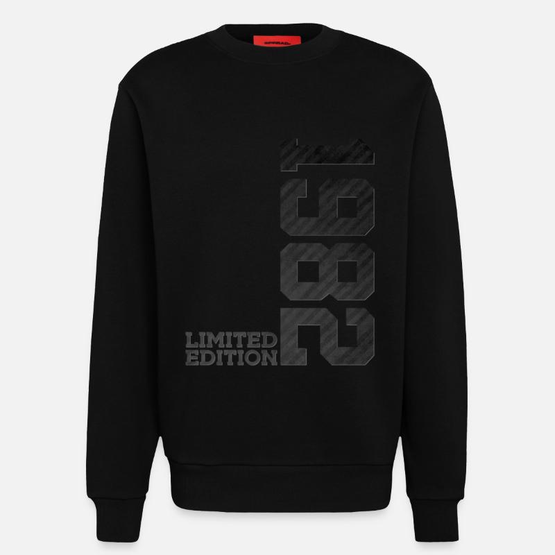 44E ANNIVERSAIRE ÉDITION LIMITÉE 1982 - Sweat bio décontracté fabriqué en UE - SOLID BLACK