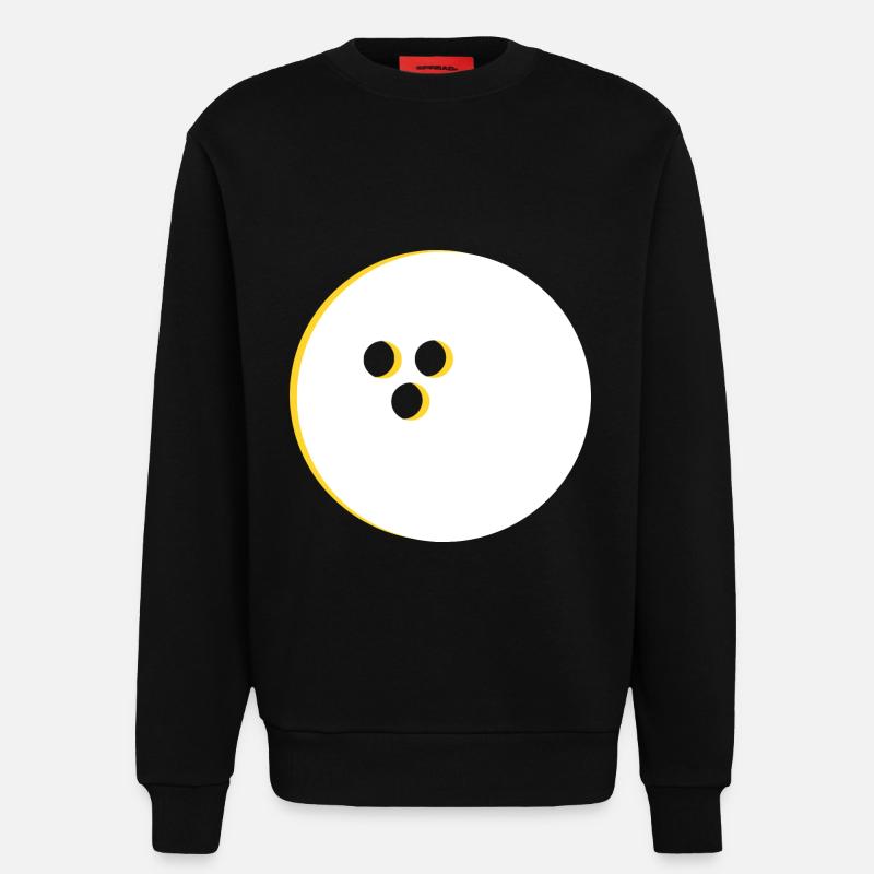 Bowlingkugel, Bowling - Sweatshirt - made by SPREAD  - SOLID BLACK