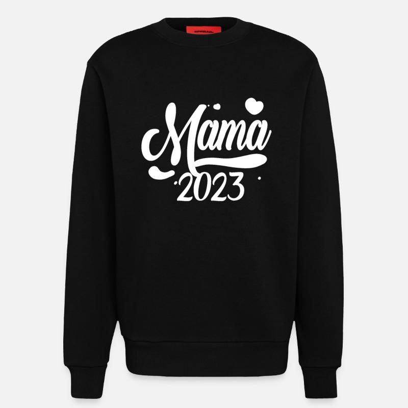 Mama 2023 Mutter - Sweatshirt - made by SPREAD  - SOLID BLACK