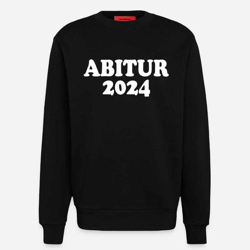Abitur 2024 - Sweatshirt - made by SPREAD  - SOLID BLACK