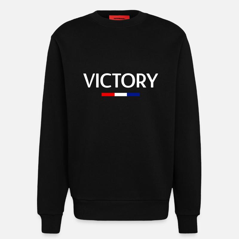 Sieg - Sweatshirt - made by SPREAD  - SOLID BLACK