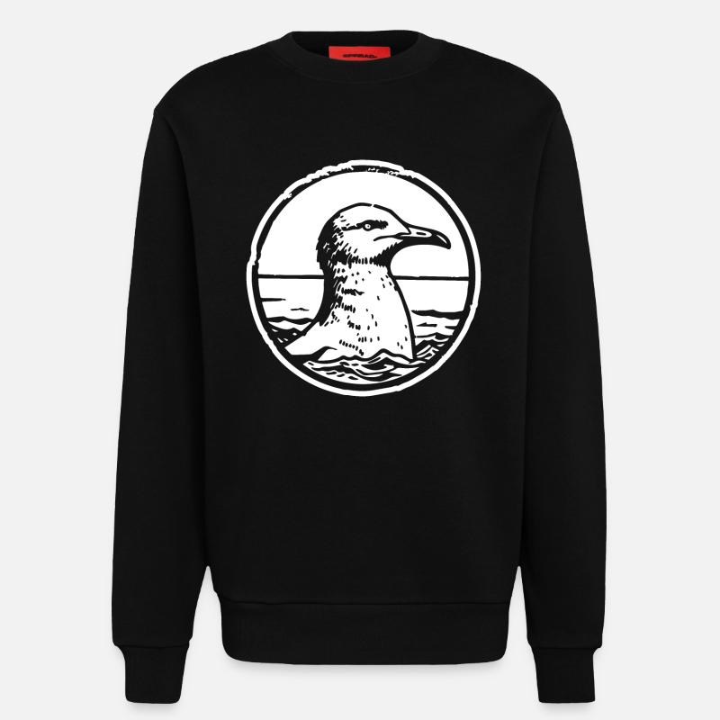 Möwe - Sweatshirt - made by SPREAD  - SOLID BLACK