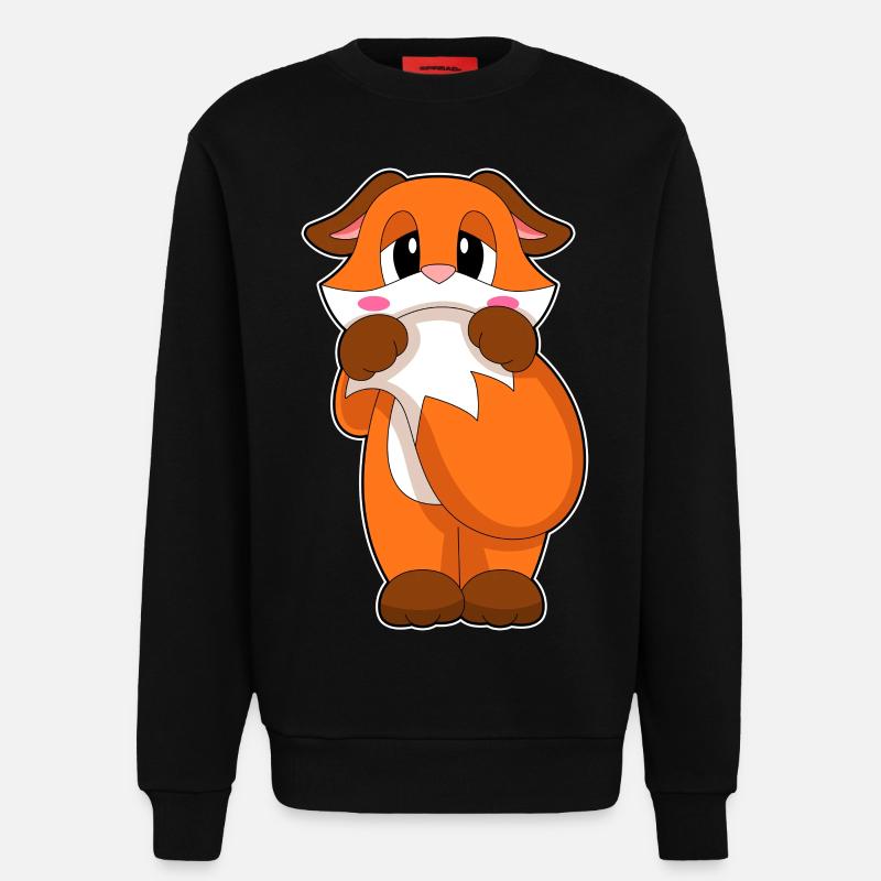 Fuchs Schüchtern - Sweatshirt - made by SPREAD  - SOLID BLACK
