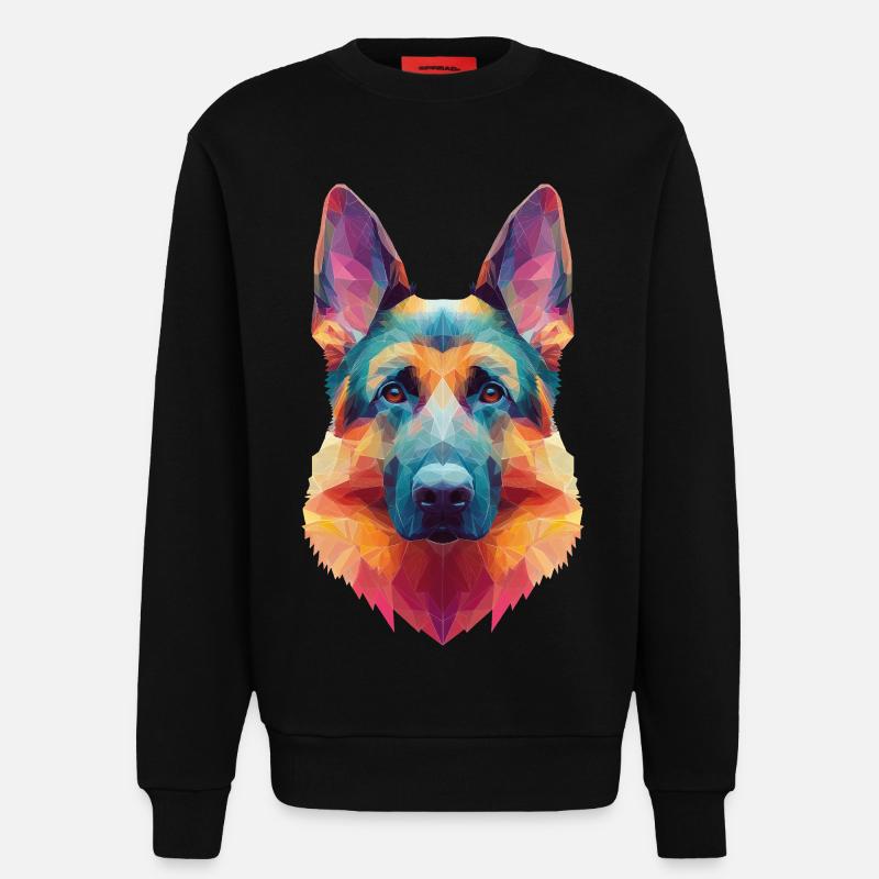 Schäferhund - Sweatshirt - made by SPREAD  - SOLID BLACK