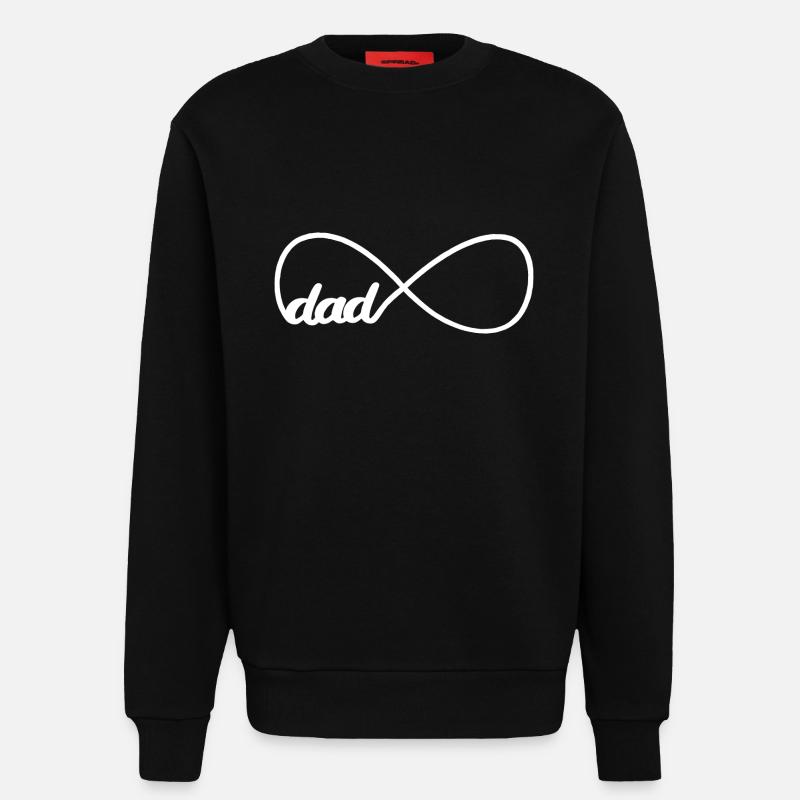 dad forever - Sweatshirt - made by SPREAD  - SOLID BLACK