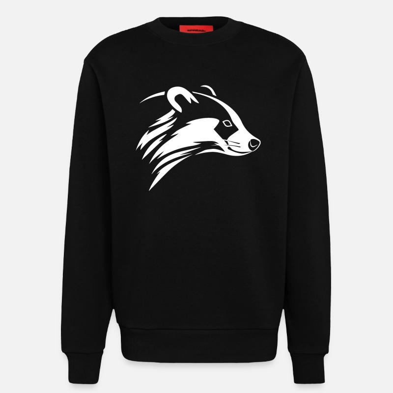 Dachs - Sweatshirt - made by SPREAD  - SOLID BLACK