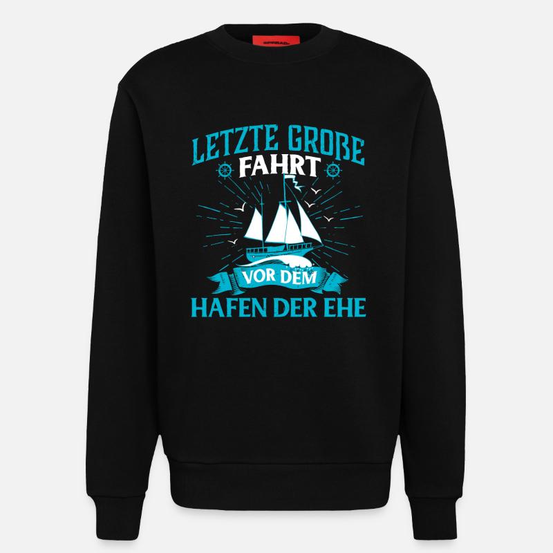 Junggesellenabschied Ehe - Sweatshirt - made by SPREAD  - SOLID BLACK