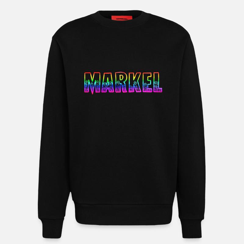 markel rs regenbogen - Sweatshirt - made by SPREAD  - SOLID BLACK