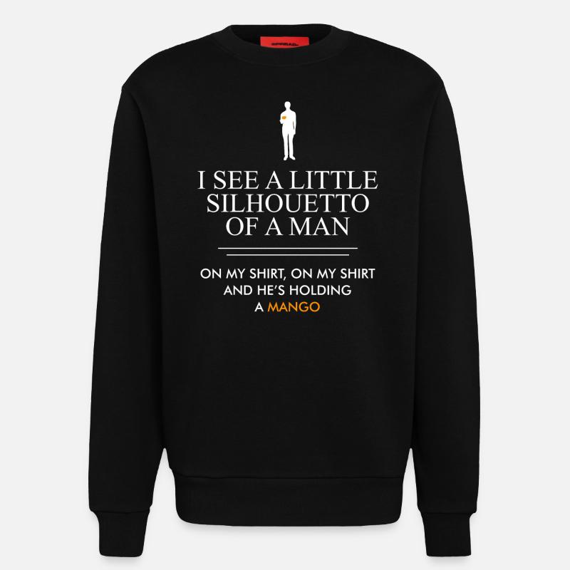 Silhouette Mango Quote - Sweatshirt - made by SPREAD  - SOLID BLACK