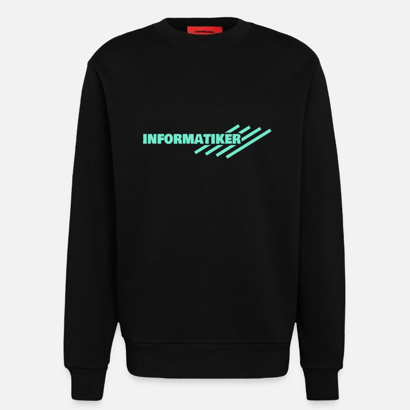 Informatiker - Sweatshirt - made by SPREAD  - SOLID BLACK