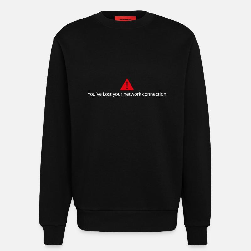 Network Connection 2 - Sweatshirt - made by SPREAD  - SOLID BLACK