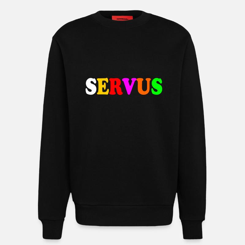 servus - Sweatshirt - made by SPREAD  - SOLID BLACK