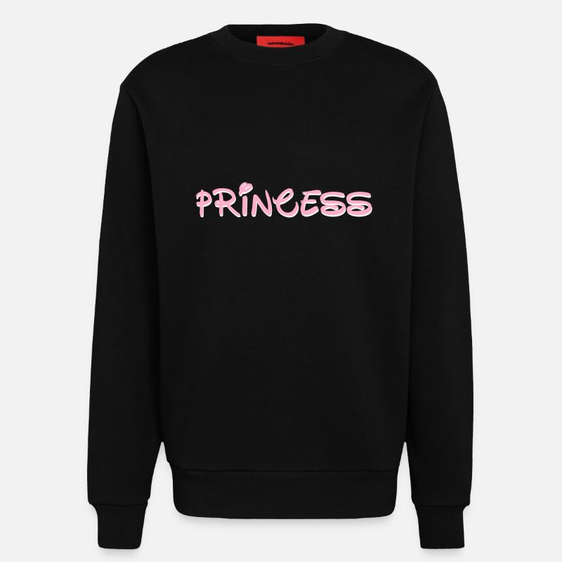 Princesse Deux - Sweat bio décontracté fabriqué en UE - SOLID BLACK