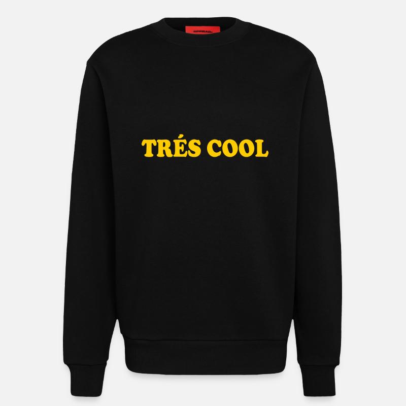 Trés cool - Sweatshirt - made by SPREAD - SOLID BLACK