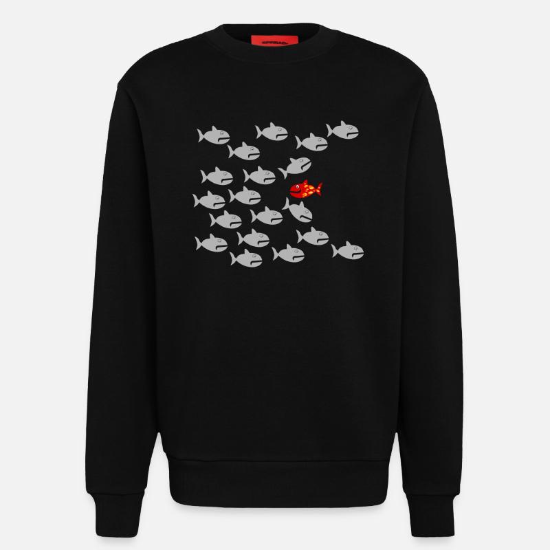 Sei Anders !!! - Sweatshirt - made by SPREAD  - SOLID BLACK