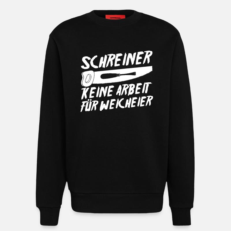 Carpenter, Carpenter, Carpenter - Sweatshirt - made by SPREAD - SOLID BLACK