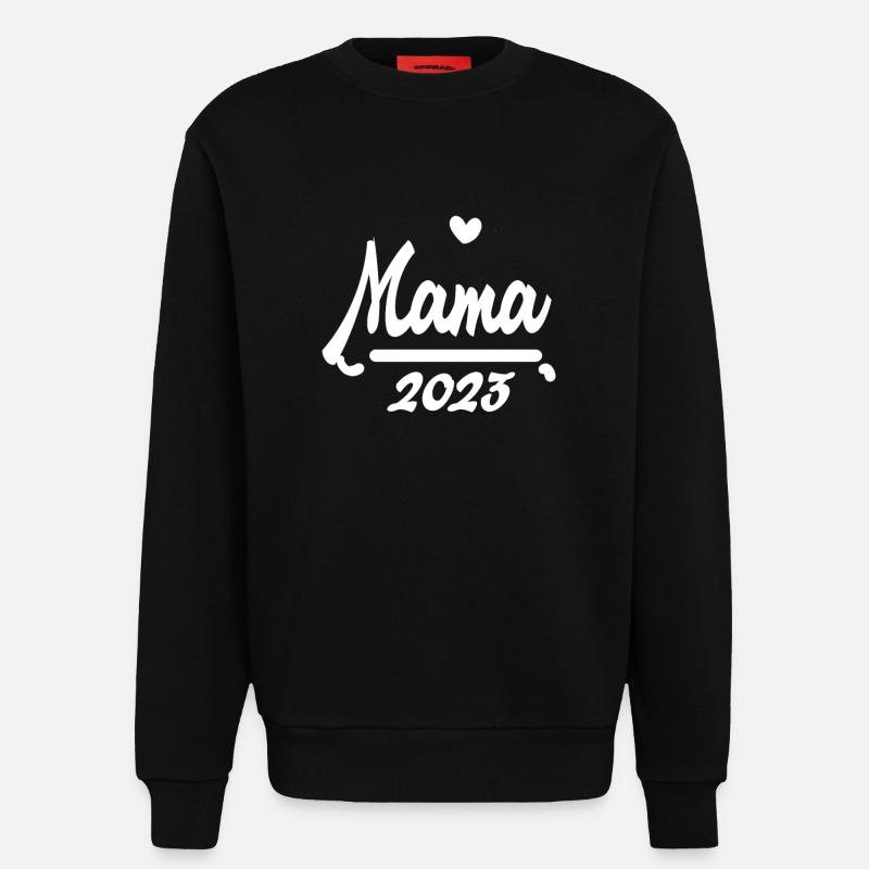 Mama 2023 Mutter - Sweatshirt - made by SPREAD  - SOLID BLACK