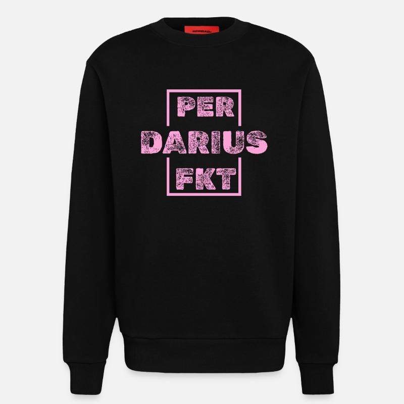 Darius Darius - Sweat bio décontracté fabriqué en UE - SOLID BLACK