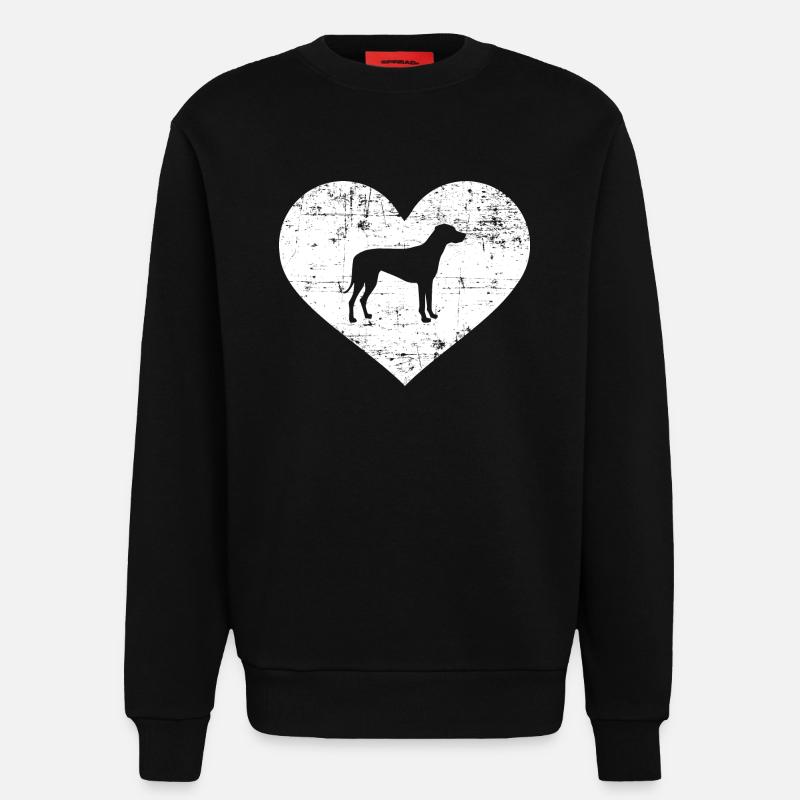 Rhodesian Ridgeback - Sweatshirt - made by SPREAD  - SOLID BLACK