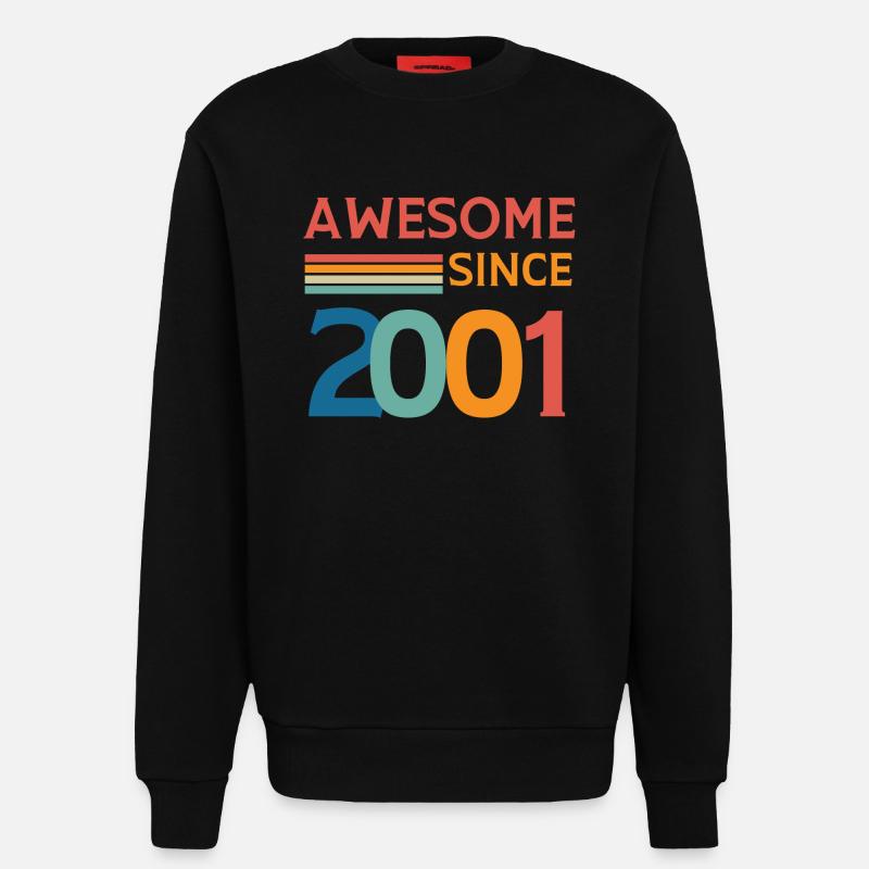 Großartig seit 2001 - Sweatshirt - made by SPREAD  - SOLID BLACK
