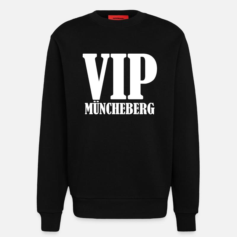 VIP Müncheberg - Sweatshirt - made by SPREAD - SOLID BLACK