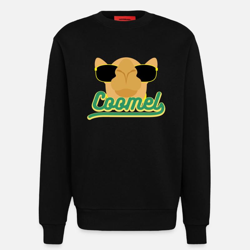 Mignon Camel 3 04 - Sweat bio décontracté fabriqué en UE - SOLID BLACK