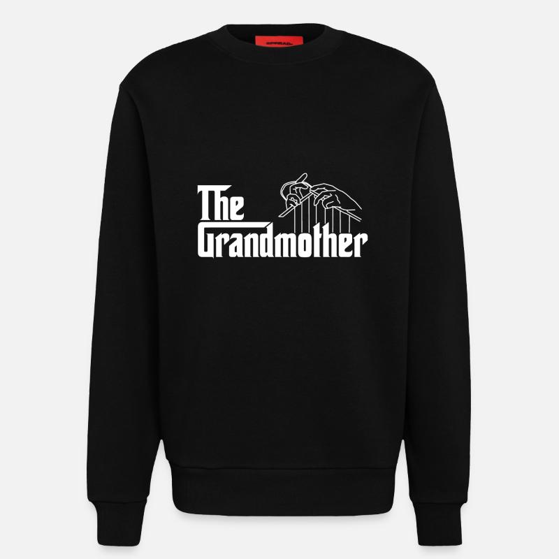 Die Großmutter - Sweatshirt - made by SPREAD  - SOLID BLACK